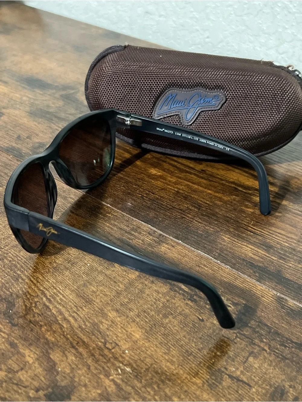 Maui Jim Women's Sunglasses - Black Frame with Brown Lenses